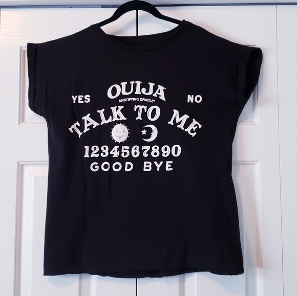Tops - Ouija Board Sexy Back T-shirt XL